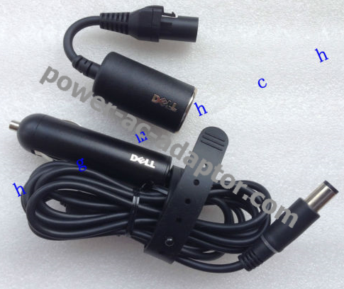 Dell 90W Auto-Air DC Adapter for Dell Latitude E5510 Laptop